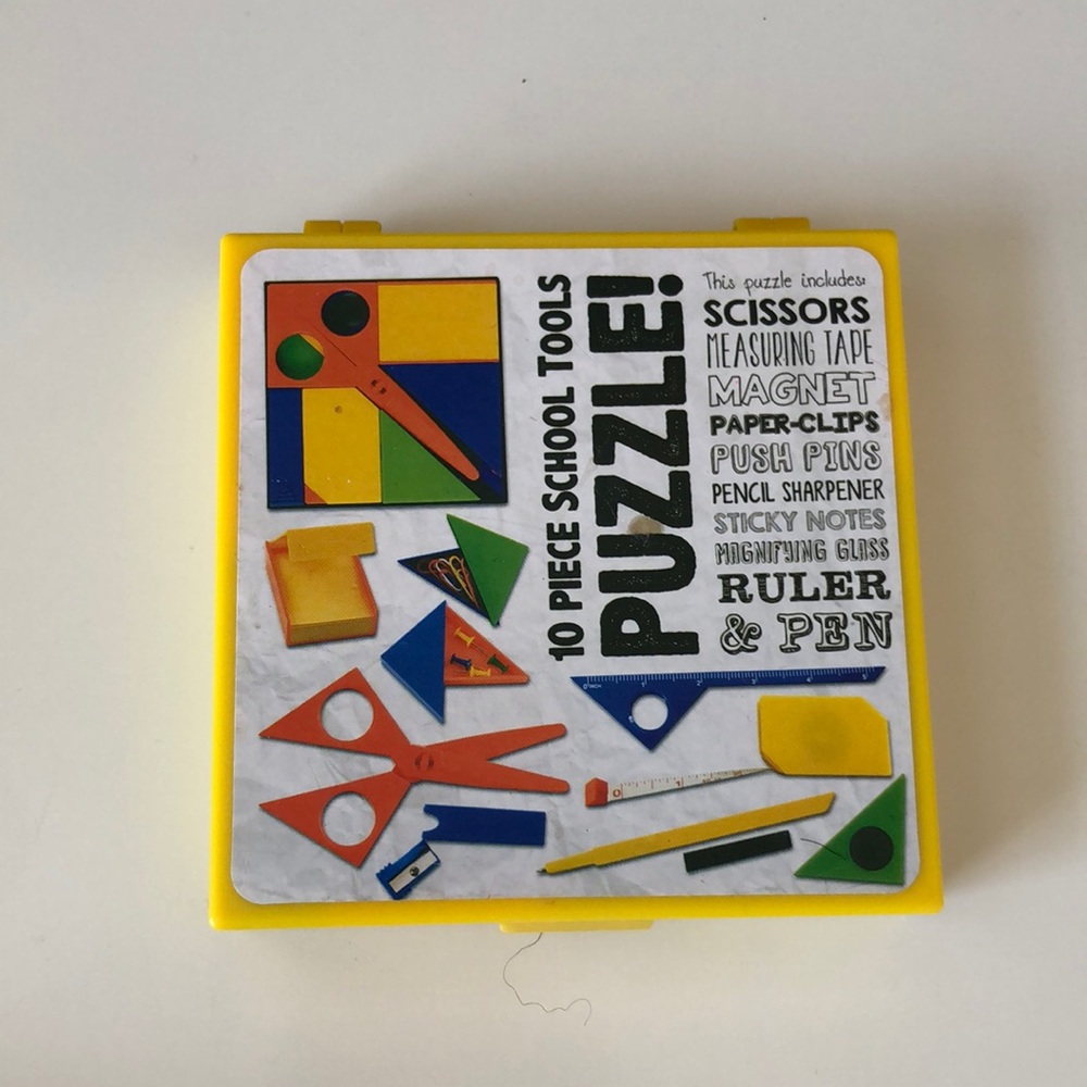 ✂️Two for $10✂️ 10 piece school tools puzzle